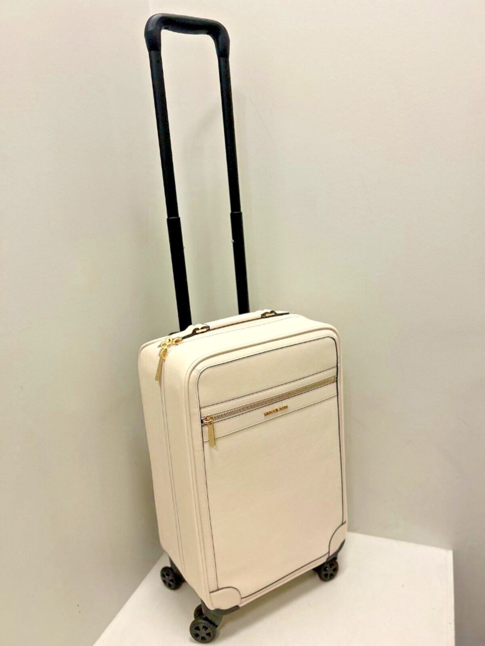 Michael Kors Travel Small Trolley Bag  Light Cream